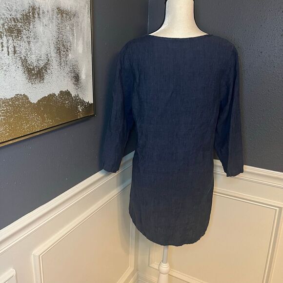 Flax Linen Soft Tunic - Picture 6 of 9